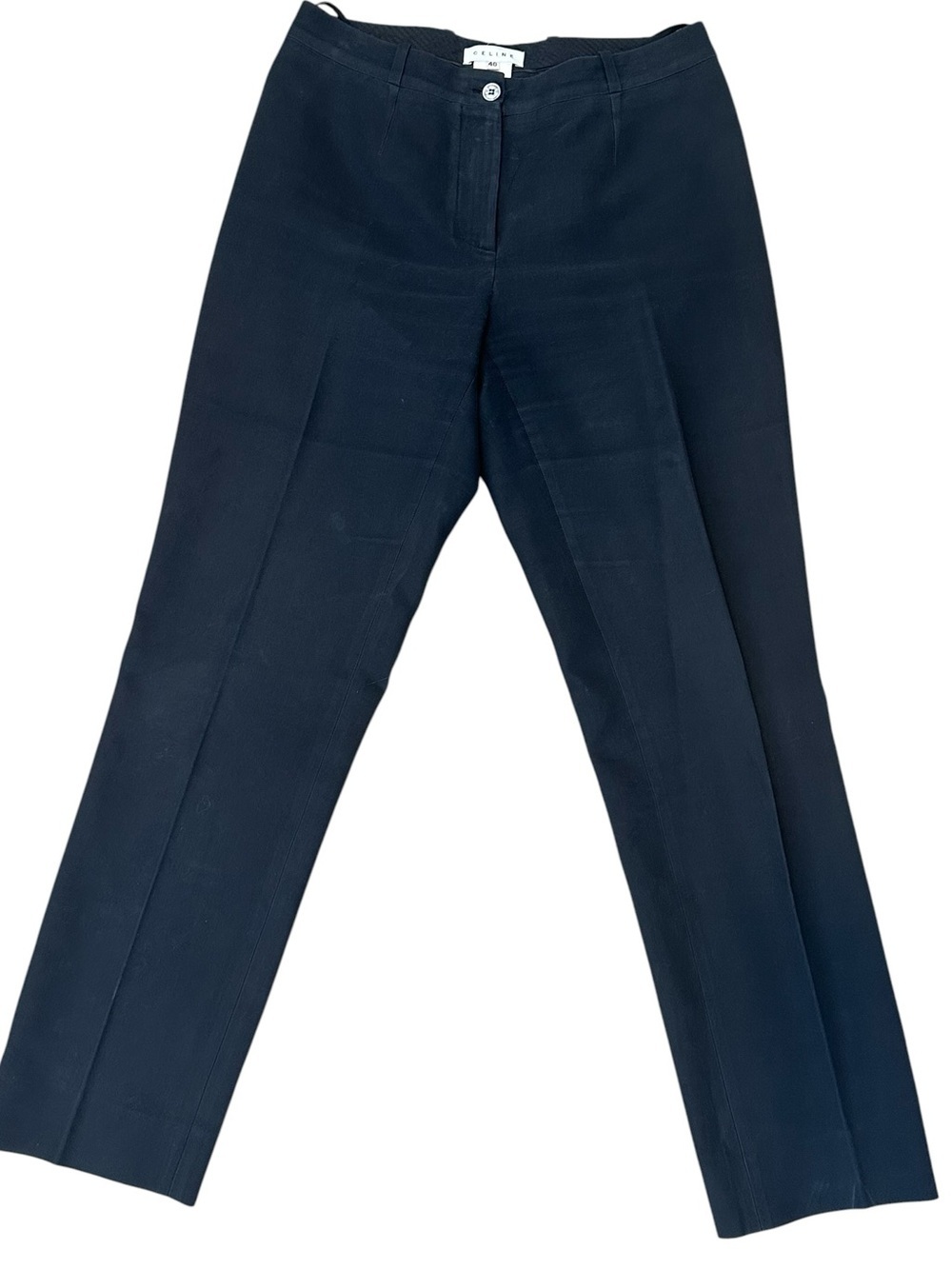 Celine Paris Black Cigarette Trouser Pants Sz 40